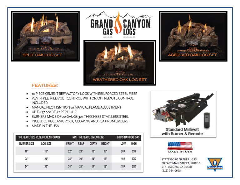Grand Canyon Logs Info